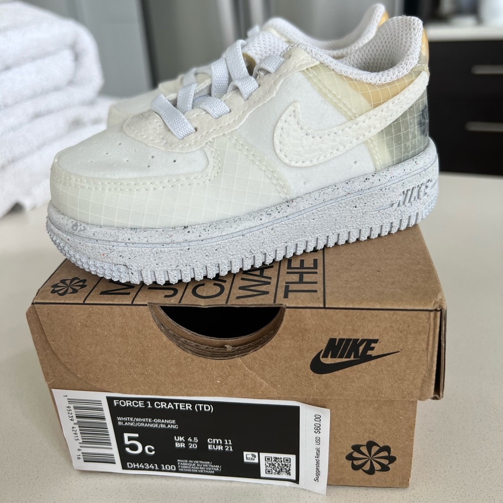 2022 Nike Force 1 Crater (TD) New in box